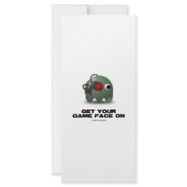 Borg (Retro Avatar Game Face) Custom Rack Card