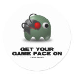 Borg (Retro Avatar Game Face) Sticker