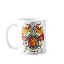 Borges Family Crest mugs by coatsofarms Borges Family Crest mugs