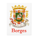 Borges Shield of Puerto Rico postcards by NameGame Borges Shield of Puerto Rico postcards