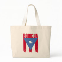 Boricua Flag Tote Bags