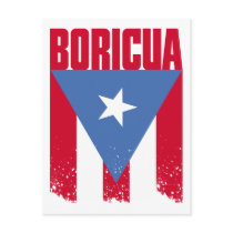 Boricua Flag Postcard