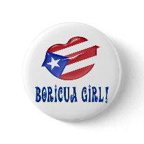 Boricua Girl Pins