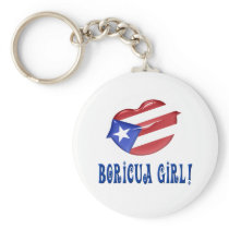 Boricua Girl Key Chains