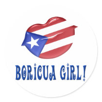 Boricua Girl Sticker