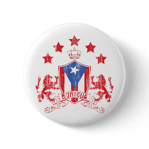 Boricua Heraldy Button