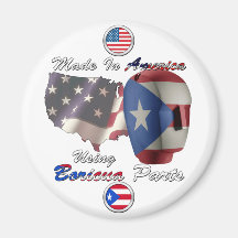 Boricua_Made Fridge Magnets