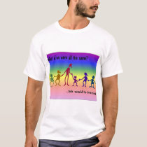 Boring Life- rainbow t-shirts by tmolinelli Boring Life- rainbow t-shirts