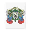 Born 2 Rock Skull postcards