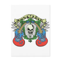 Born 2 Rock Skull postcards