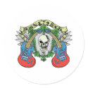 Born 2 Rock Skull stickers