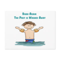 Born Again Boy in Water postcards