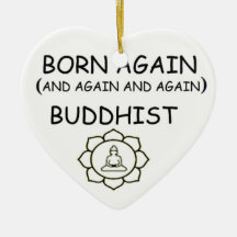 Born Again Buddhist Christmas Tree Ornaments
