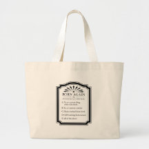 Born Again Means Crazy Canvas Bag