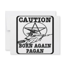Born Again Pagan #002 invitations