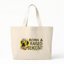 Born And Raised Democrat - Yellow Dog Bag 