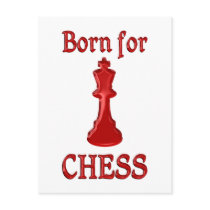 Born for Chess Post Cards