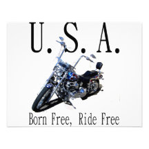 Born Free, Ride Free Custom Invites