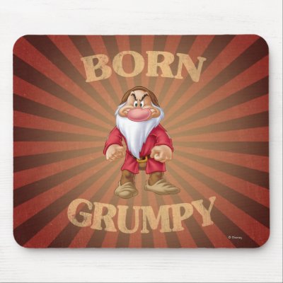 Born Grumpy mousepads