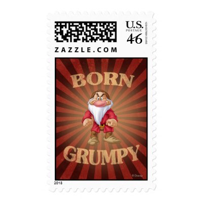 Born Grumpy stamps