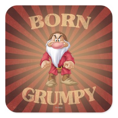 Born Grumpy stickers