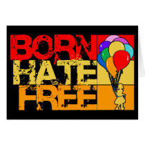 born hate free. cards