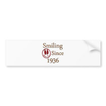 Born in 1936 bumper sticker