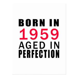 born 1959 1966 postcard perfection aged gifts zazzle