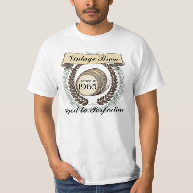 Born in 1965 Vintage Brew, 50th Birthday Gift T-shirt