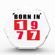 Born In 1977 Birthday Designs Award