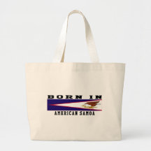 Born In American Samoa Tote Bag