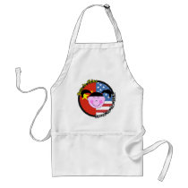 Born in China Loved in the USA Big Girl Apron