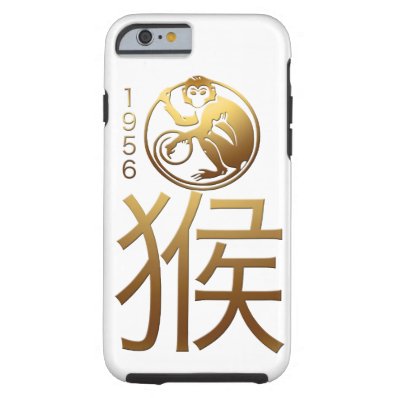 Born in Monkey Year 1956 - Chinese Astrology Tough iPhone 6 Case