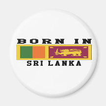 Born In Sri Lanka Magnets