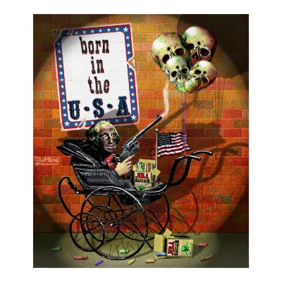 Born in the USA Posters by stevedavy