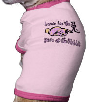 Born in the Year of the Rabbit Chinese Zodiac Doggie Tshirt