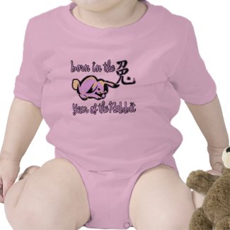 Born in the Year of the Rabbit Chinese Zodiac shirt