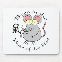 Born in the Year of the Rat (Chinese) mousepads by henimage Born in the Year of the Rat (Chinese) mousepads