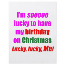 Born On Christmas flyers
