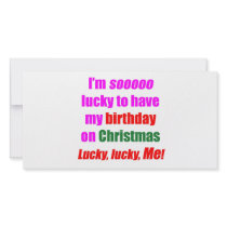 Born On Christmas photo cards