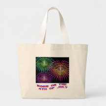 Born on the 4th of July Canvas Bag