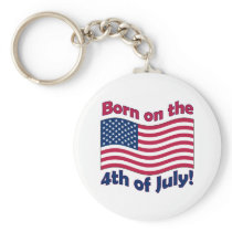 Born on the 4th of July	keychain