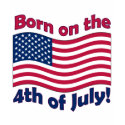 Born on the 4th of July Ladies Casual Scoop Neck t t-shirts by 4thJulyTshirts Born on the 4th of July Ladies Casual Scoop Neck t t-shirts