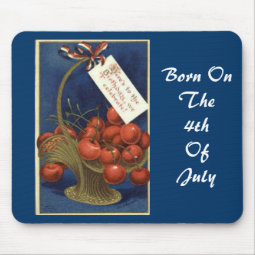 Born On The 4th Of July mousepad