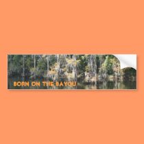 Born on the Bayou Bumper Sticker bumper stickers