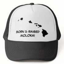 BORN & RAISED MOLOKAI hats by 808mooose BORN & RAISED MOLOKAI hats