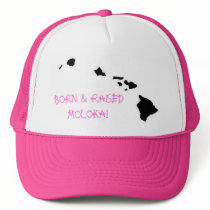 BORN & RAISED MOLOKAI hats by 808mooose BORN & RAISED MOLOKAI hats