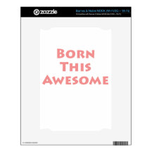 Born This Awesome! Decals For NOOK