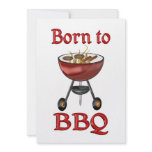 Born to BBQ Personalized Invitations