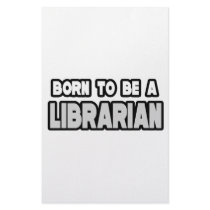 Born To Be a Librarian Custom Stationery